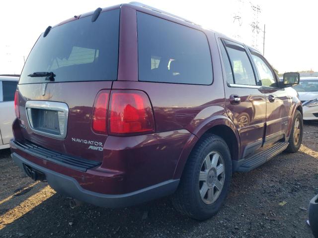 5LMFU28R14LJ01025 - 2004 LINCOLN NAVIGATOR BURGUNDY photo 3