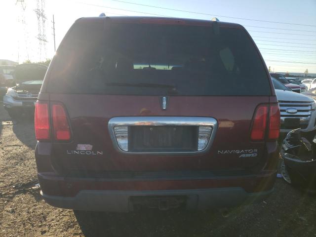 5LMFU28R14LJ01025 - 2004 LINCOLN NAVIGATOR BURGUNDY photo 6