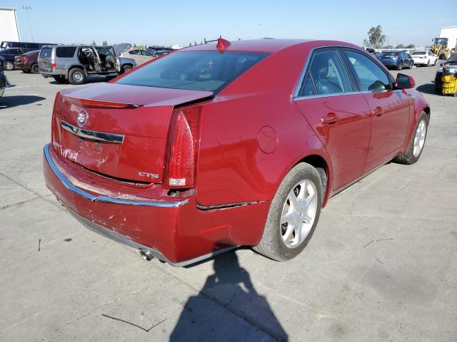 1G6DV57V390101194 - 2009 CADILLAC CTS HI FEA RED photo 4