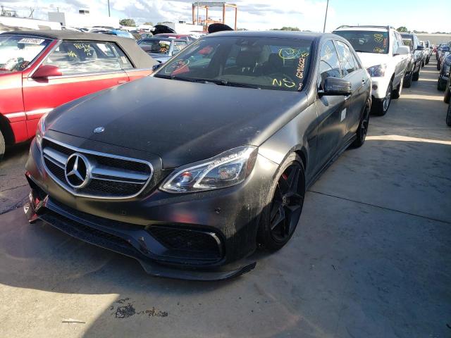 WDDHF7GB0EA971458 - 2014 MERCEDES-BENZ E 63 AMG-S BLACK photo 2