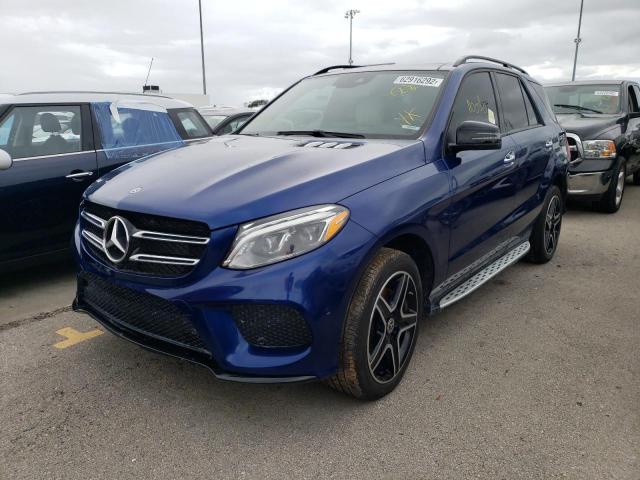 4JGDA5GB1KB209480 - 2019 MERCEDES-BENZ GLE 400 4M BLUE photo 2