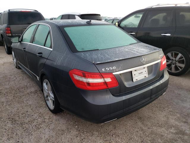 WDDHF9AB7BA417754 - 2011 MERCEDES-BENZ E 550 4MAT GRAY photo 3