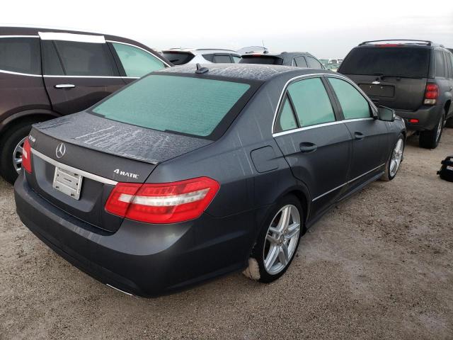 WDDHF9AB7BA417754 - 2011 MERCEDES-BENZ E 550 4MAT GRAY photo 4