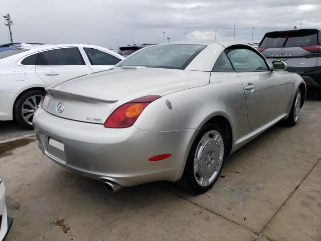 JTHFN48Y520003264 - 2002 LEXUS SC 430 SILVER photo 4