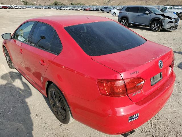 3VW2K7AJ1EM417972 - 2014 VOLKSWAGEN JETTA BASE RED photo 3