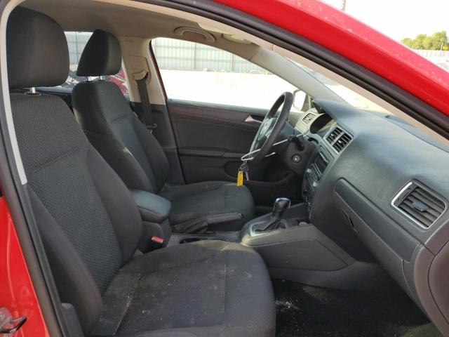 3VW2K7AJ1EM417972 - 2014 VOLKSWAGEN JETTA BASE RED photo 5