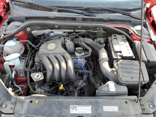 3VW2K7AJ1EM417972 - 2014 VOLKSWAGEN JETTA BASE RED photo 7