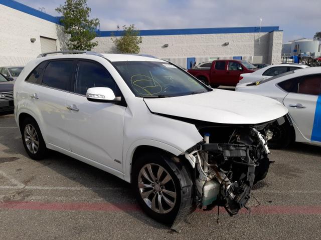 5XYKWDA26CG258536 - 2012 KIA SORENTO SX WHITE photo 1