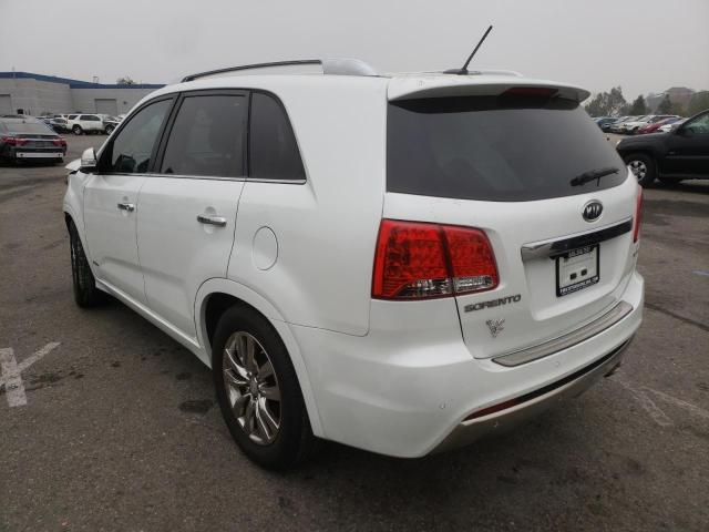 5XYKWDA26CG258536 - 2012 KIA SORENTO SX WHITE photo 3