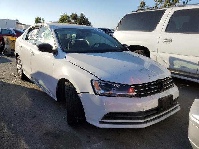 3VW2K7AJ7FM253127 - 2015 VOLKSWAGEN JETTA BASE WHITE photo 1