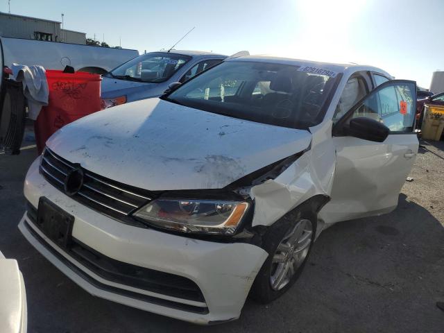 3VW2K7AJ7FM253127 - 2015 VOLKSWAGEN JETTA BASE WHITE photo 2