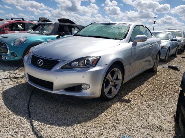 JTHFF2C22D2527211 - 2013 LEXUS IS 250 SILVER photo 2