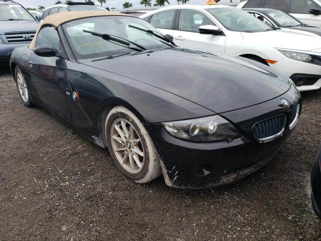 4USBT33594LS51364 - 2004 BMW Z4 2.5 BLACK photo 1