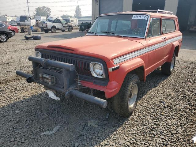 J8A17NZ154690 - 1978 JEEP WAGONEER RED photo 2