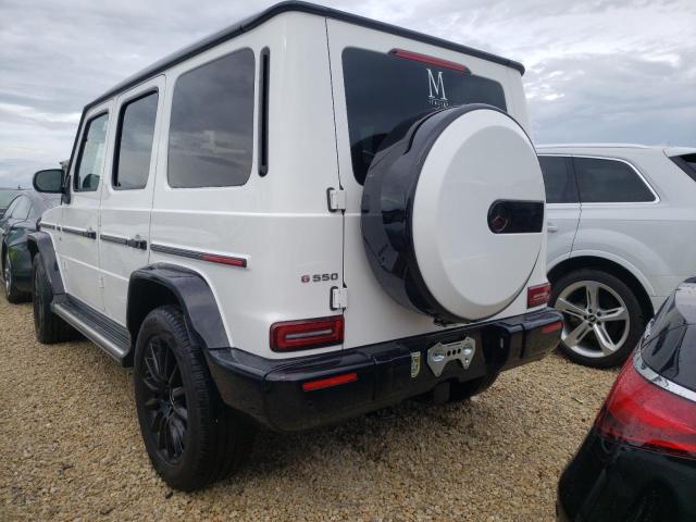 W1NYC6BJ9LX349309 - 2020 MERCEDES-BENZ G 550 WHITE photo 3