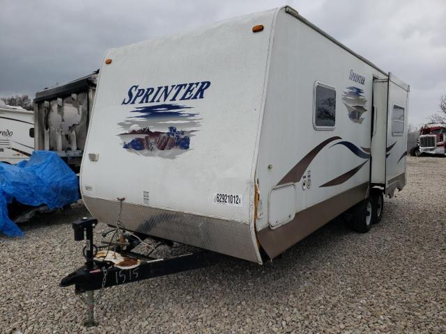 4YDT2422881531575 - 2008 KEYSTONE SPRINTER WHITE photo 2