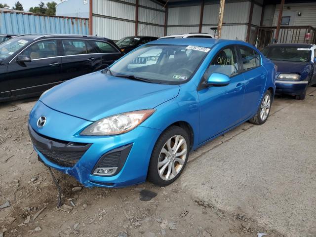 JM1BL1S68A1309041 - 2010 MAZDA 3 S BLUE photo 2