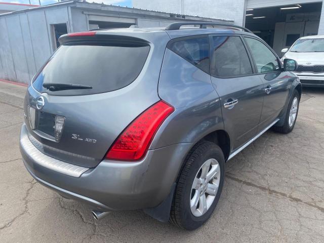 JN8AZ08W27W600534 - 2007 NISSAN MURANO SL GRAY photo 4