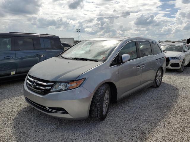 5FNRL5H64GB050562 - 2016 HONDA ODYSSEY EX SILVER photo 2