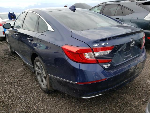 1HGCV1F52KA116354 - 2019 HONDA ACCORD EXL BLUE photo 3