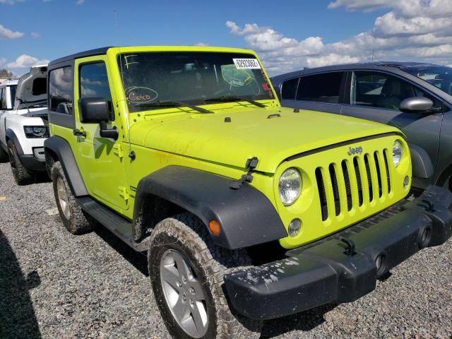 1C4AJWAG8HL516228 - 2017 JEEP WRANGLER S მწვანე ფოტო 1