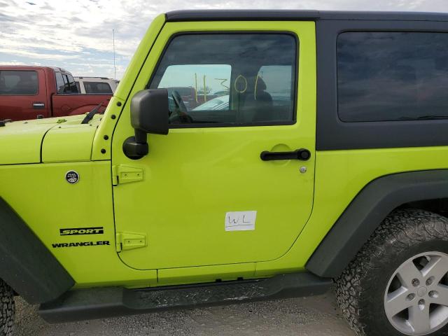 1C4AJWAG8HL516228 - 2017 JEEP WRANGLER S მწვანე ფოტო 9