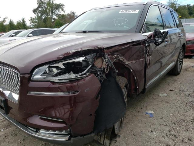 5LM5J7XC3NGL02028 - 2022 LINCOLN AVIATOR RE MAROON photo 9