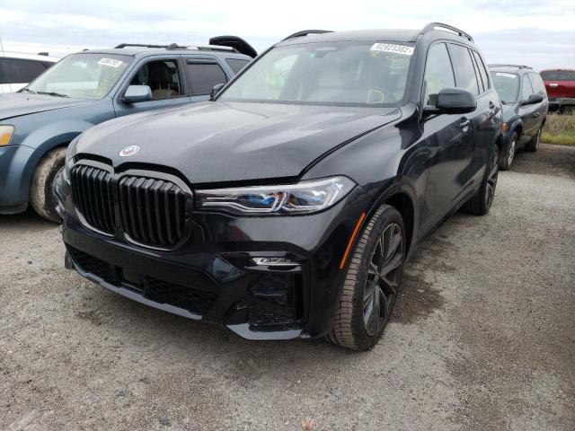 5UXCX6C09N9M94657 - 2022 BMW X7 M50I BLACK photo 2