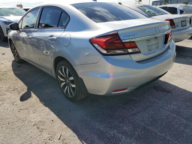 19XFB2F99FE258801 - 2015 HONDA CIVIC EXL Gümüş foto 3