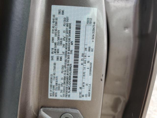 5LMCJ2C90KUL09925 - 2019 LINCOLN MKC SELECT 棕色 照片 10