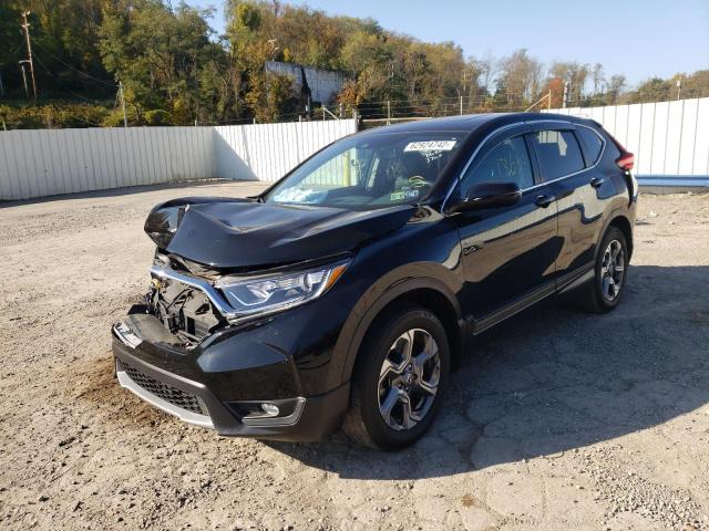 5J6RW2H8XKL032686 - 2019 HONDA CR-V EXL BLACK photo 2