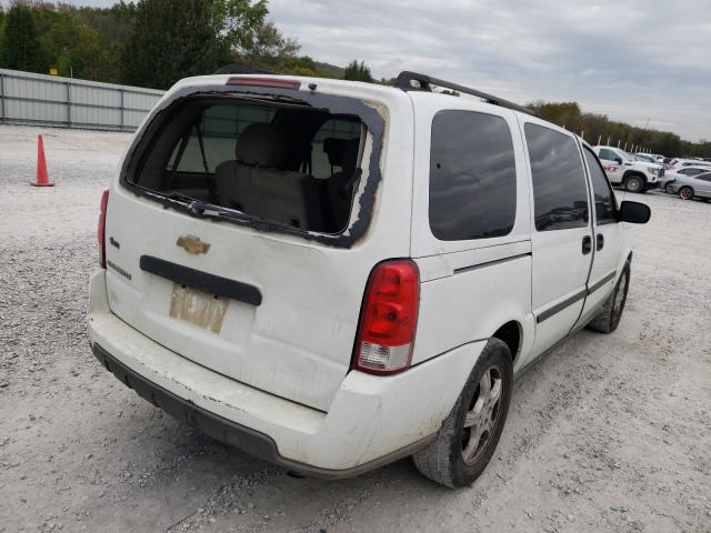 1GNDV23137D121439 - 2007 CHEVROLET UPLANDER L WHITE photo 4