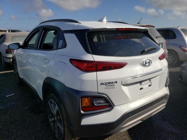 KM8K53A53MU712258 - 2021 HYUNDAI KONA ULTIM WHITE photo 3