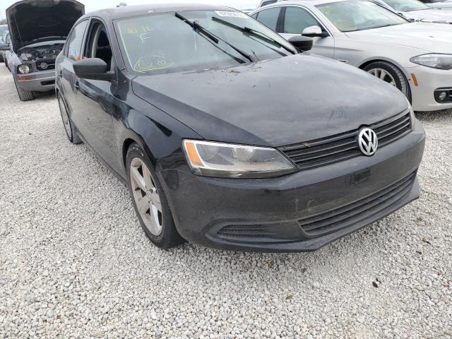 3VW2K7AJ7CM417522 - 2012 VOLKSWAGEN JETTA BASE BLACK photo 1