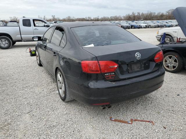 3VW2K7AJ7CM417522 - 2012 VOLKSWAGEN JETTA BASE BLACK photo 3