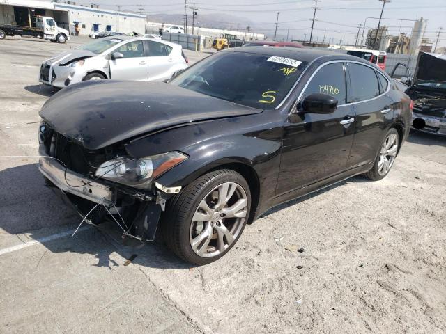 JN1BY1AP7BM325830 - 2011 INFINITI M37 BLACK photo 2