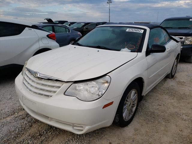 1C3LC45K48N275590 - 2008 CHRYSLER SEBRING WHITE photo 2