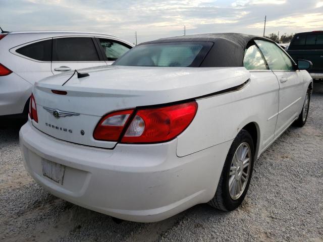 1C3LC45K48N275590 - 2008 CHRYSLER SEBRING WHITE photo 4