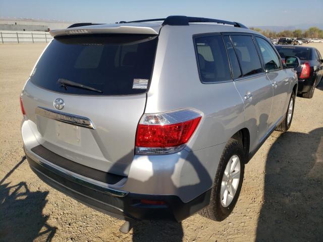 5TDZK3EH3CS068831 - 2012 TOYOTA HIGHLANDER Gümüş foto 4