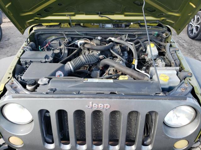 1J4AA2D15AL207459 - 2010 JEEP WRANGLER S GREEN photo 7