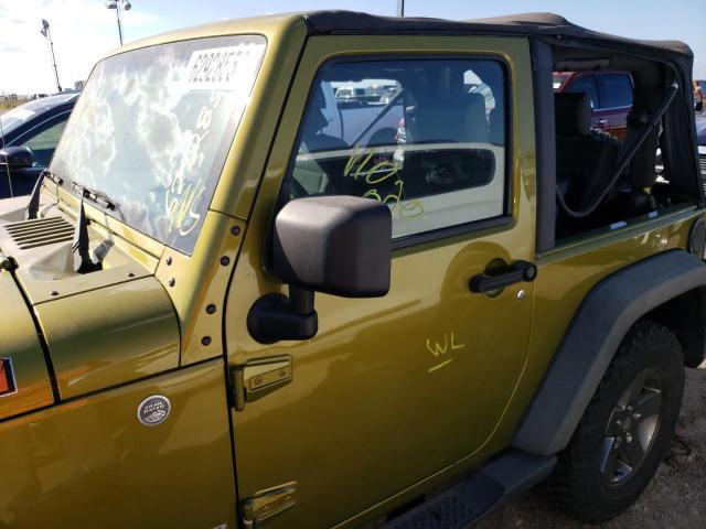 1J4AA2D15AL207459 - 2010 JEEP WRANGLER S GREEN photo 9