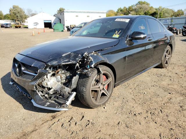 55SWF6EB7GU154818 - 2016 MERCEDES-BENZ C 450 4MAT BLACK photo 2