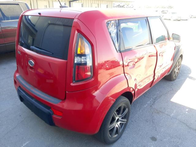 KNDJT2A25A7166885 - 2010 KIA SOUL + RED photo 4