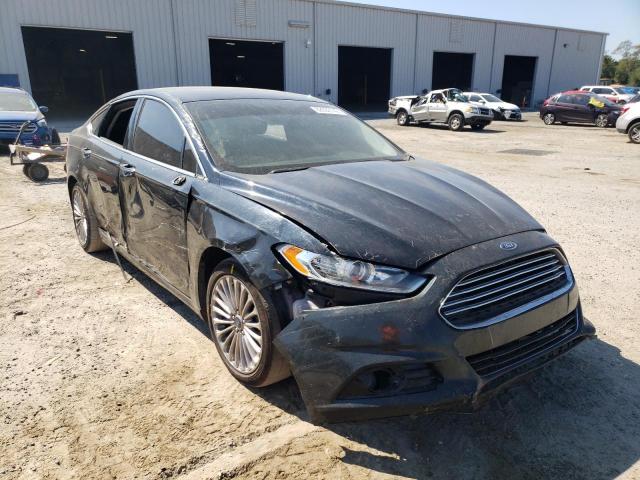 3FA6P0K99ER235446 - 2014 FORD FUSION TIT TEAL photo 1