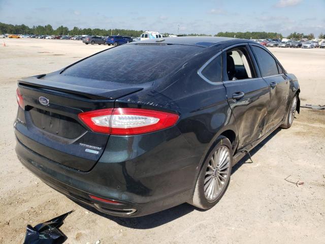 3FA6P0K99ER235446 - 2014 FORD FUSION TIT TEAL photo 4