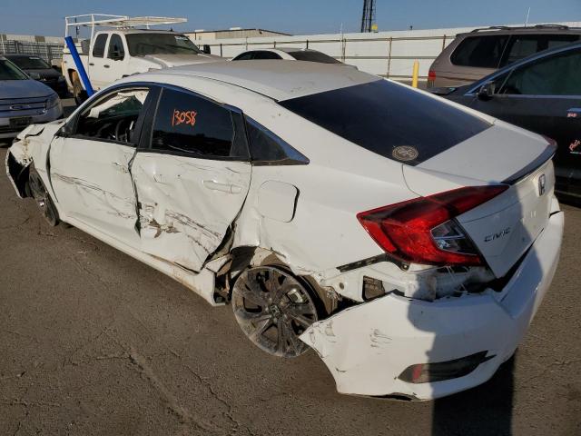 19XFC2F81ME203048 - 2021 HONDA CIVIC SPOR WHITE photo 2