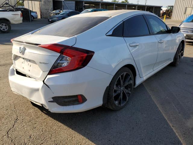 19XFC2F81ME203048 - 2021 HONDA CIVIC SPOR WHITE photo 3