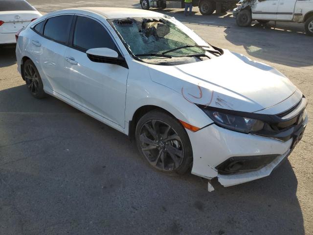 19XFC2F81ME203048 - 2021 HONDA CIVIC SPOR WHITE photo 4
