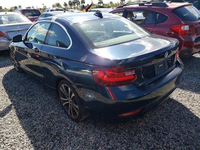 WBA1F5C50FV257160 - 2015 BMW 228 I Czarny zdjęcie 3