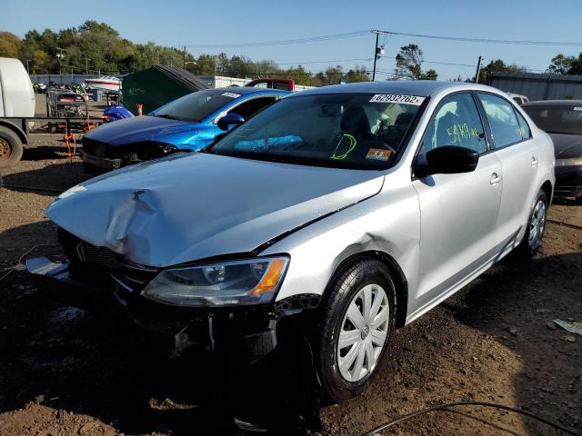 3VW2K7AJ7FM404189 - 2015 VOLKSWAGEN JETTA BASE SILVER photo 2